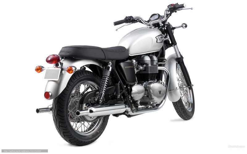 silver triumph motorcycle