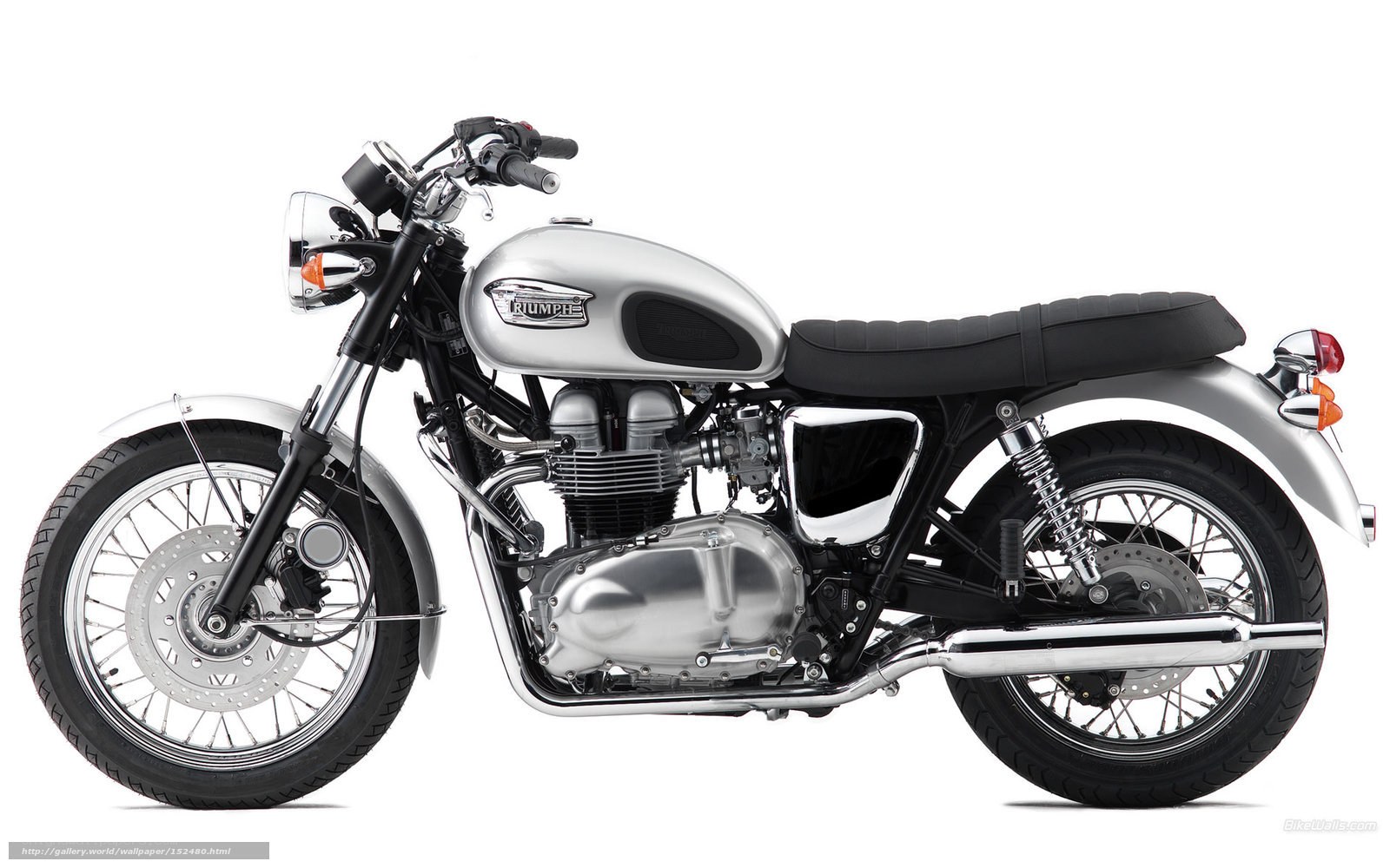silver triumph motorcycle