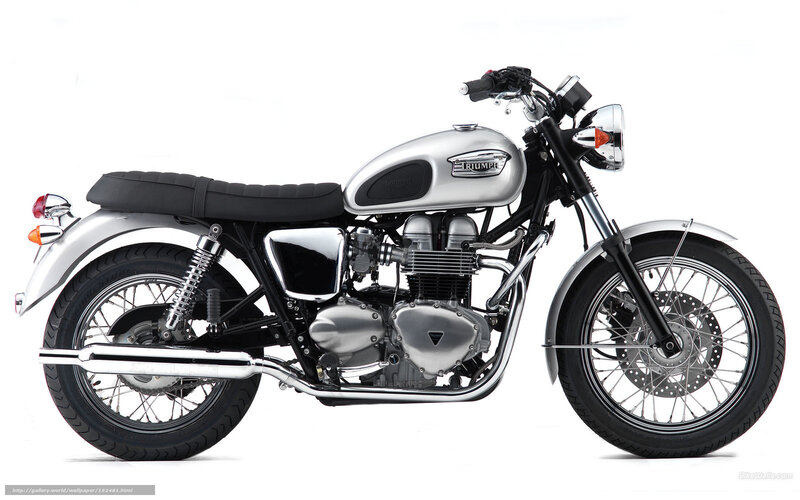 Silver Triumph Motorcycle — Neutral, Photograph, Seat, Engine