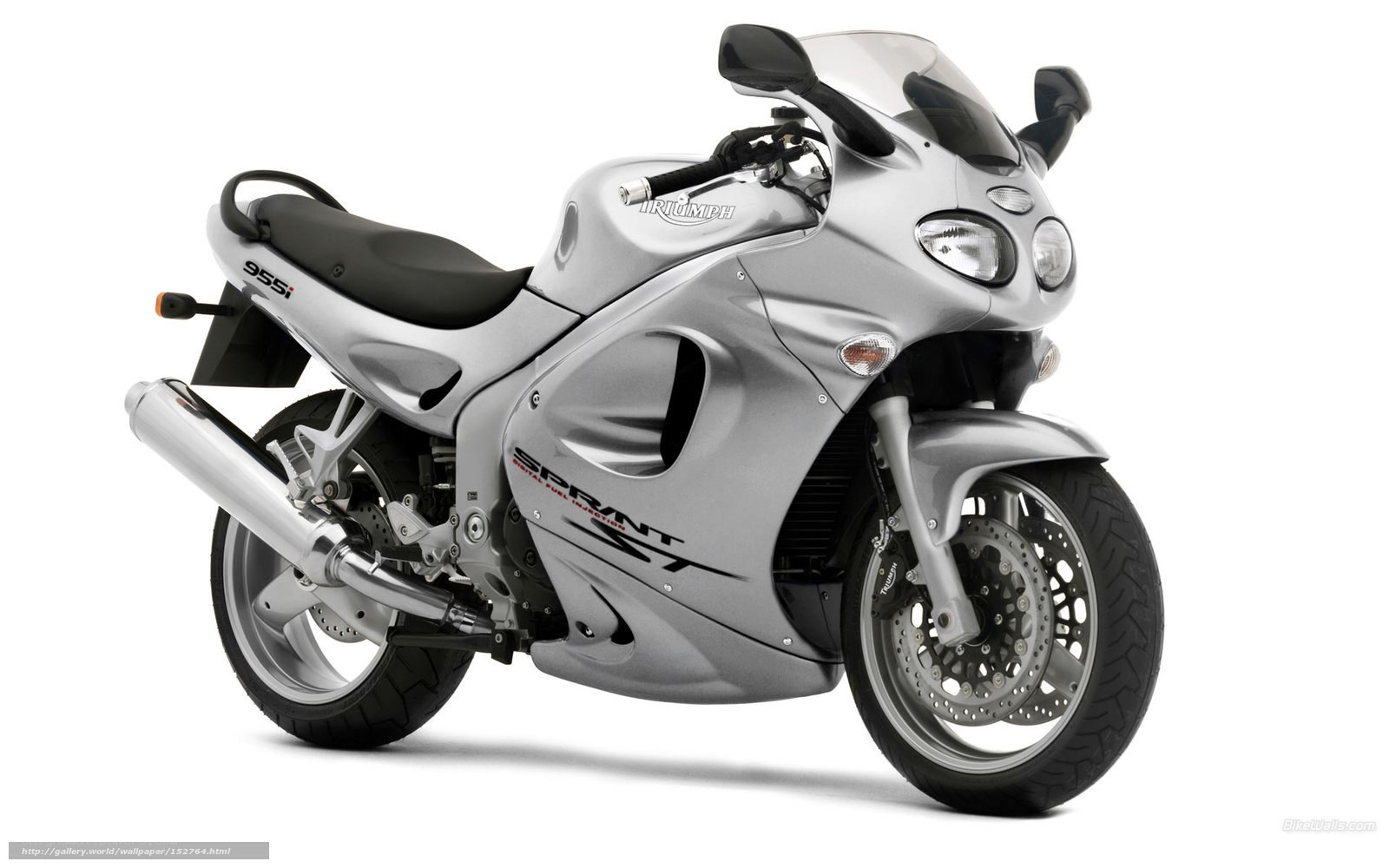 Silver Triumph Sprint ST motorcycle