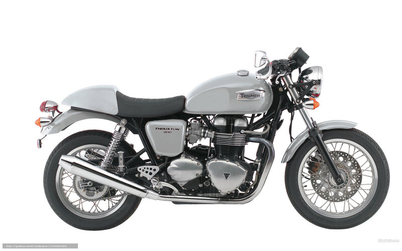 Silver Triumph Thruxton 900