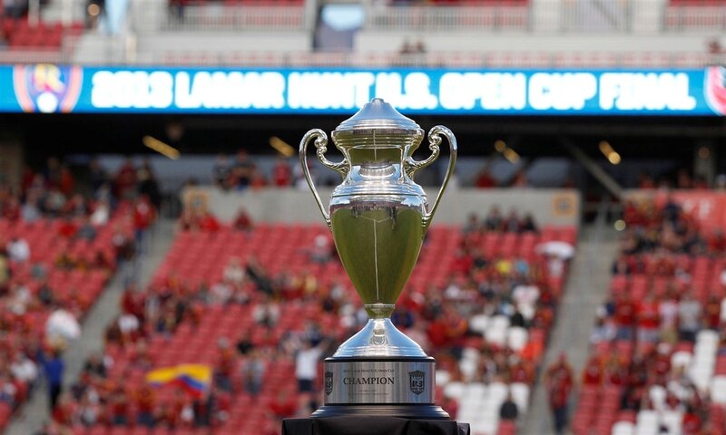Silver Trophy in Stadium