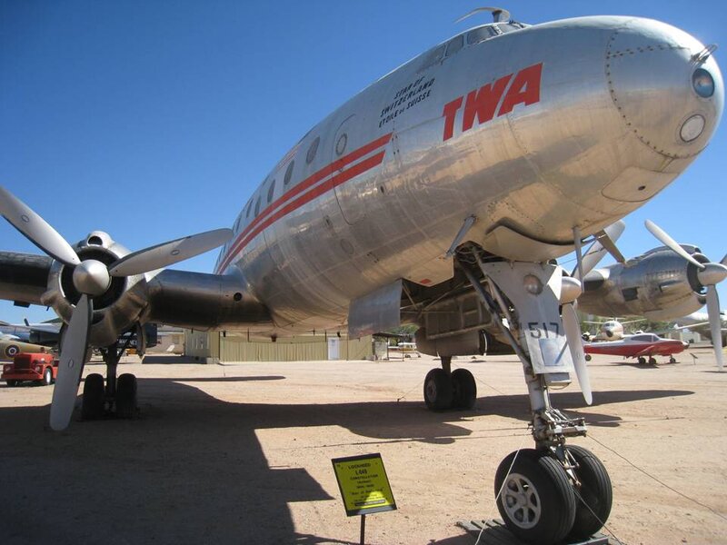 Silver TWA Airplane