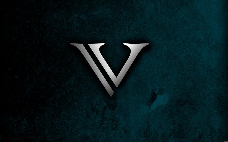 Silver V Logo