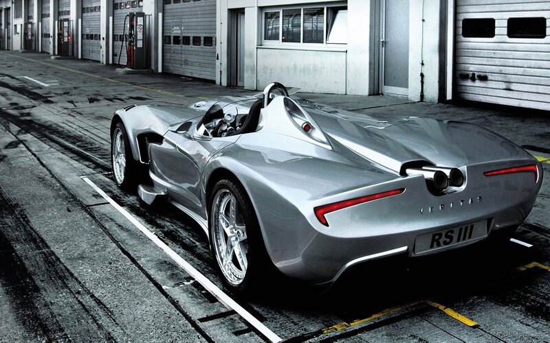 Silver Veritas RS III sports car