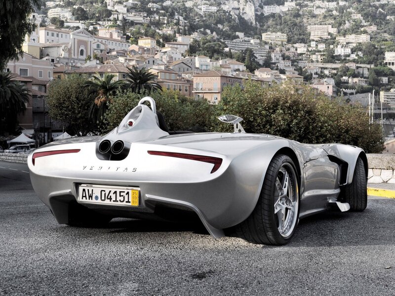 Silver Veritas sports car