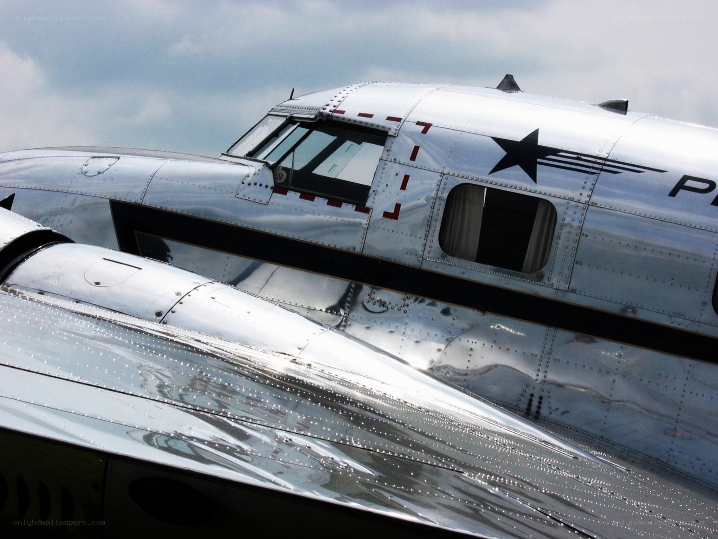 silver vintage airplane cockpit