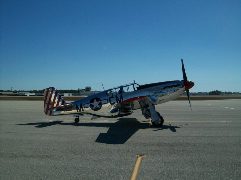 Silver Vintage Airplane — Gray, Calm