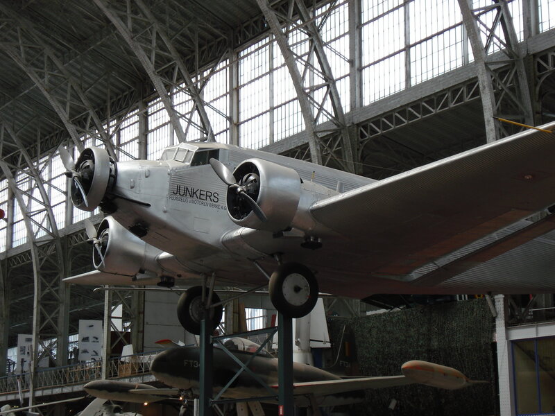 Silver Vintage Airplane — Gray