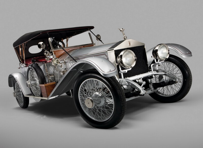 Silver Vintage Car — Classic, Photograph