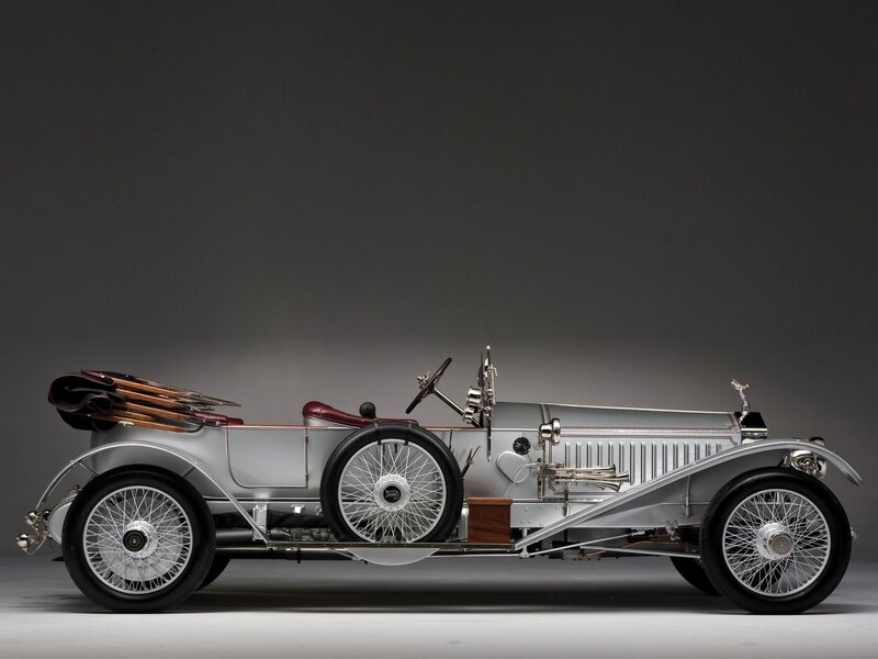 Silver Vintage Car — Dramatic, Photograph, Spoked Wheels