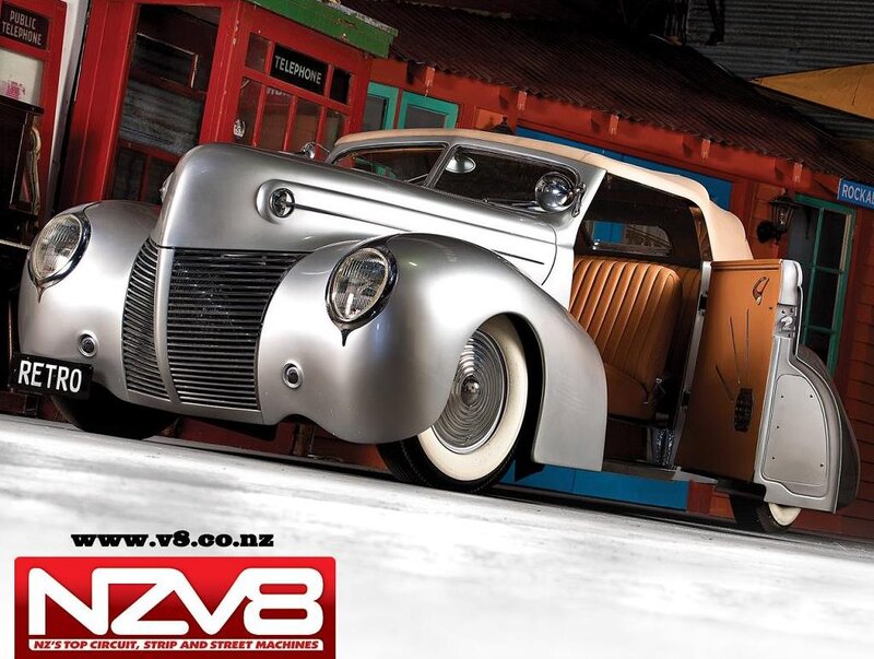 Silver Vintage Car — Dramatic