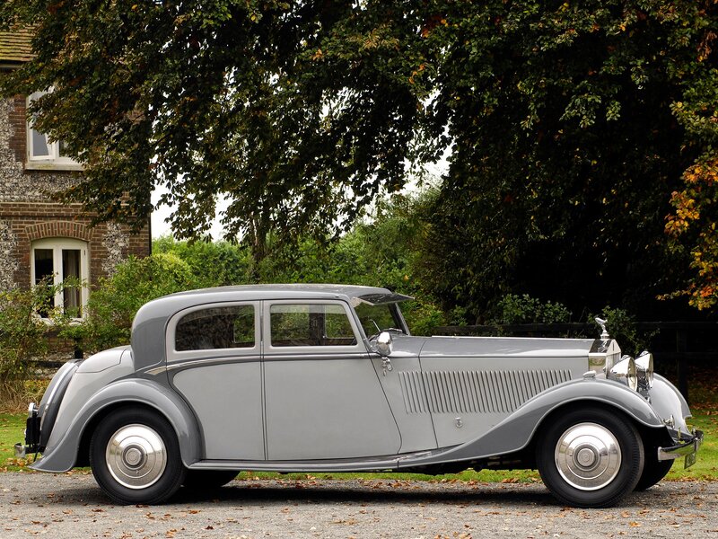 Silver Vintage Car — Gray, Serene, Autumn, Photograph, Tree