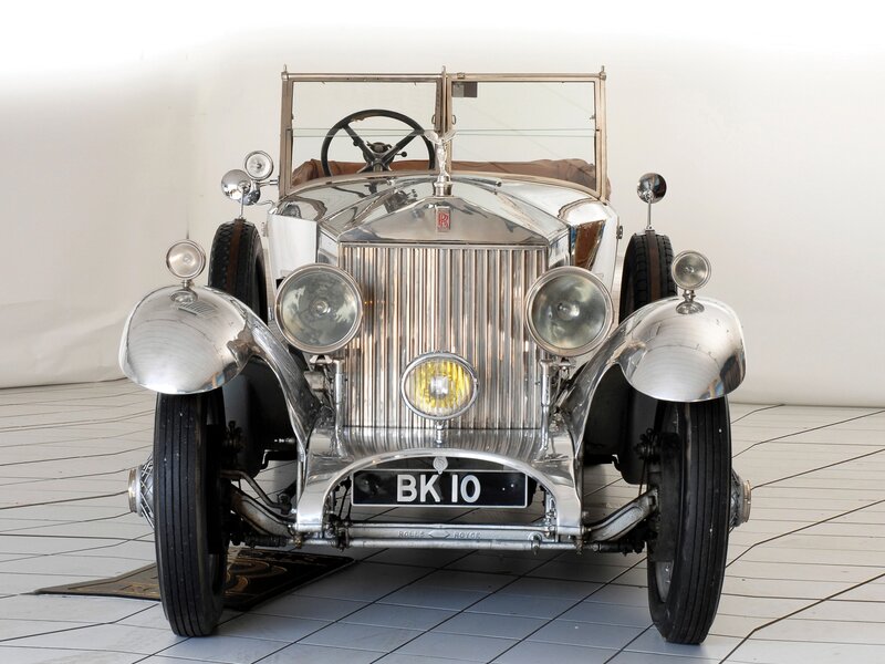 Silver Vintage Car — Neutral, Photograph, Steering Wheel