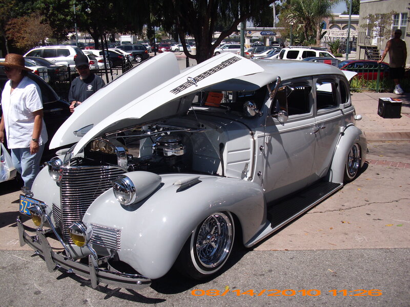 Silver Vintage Car