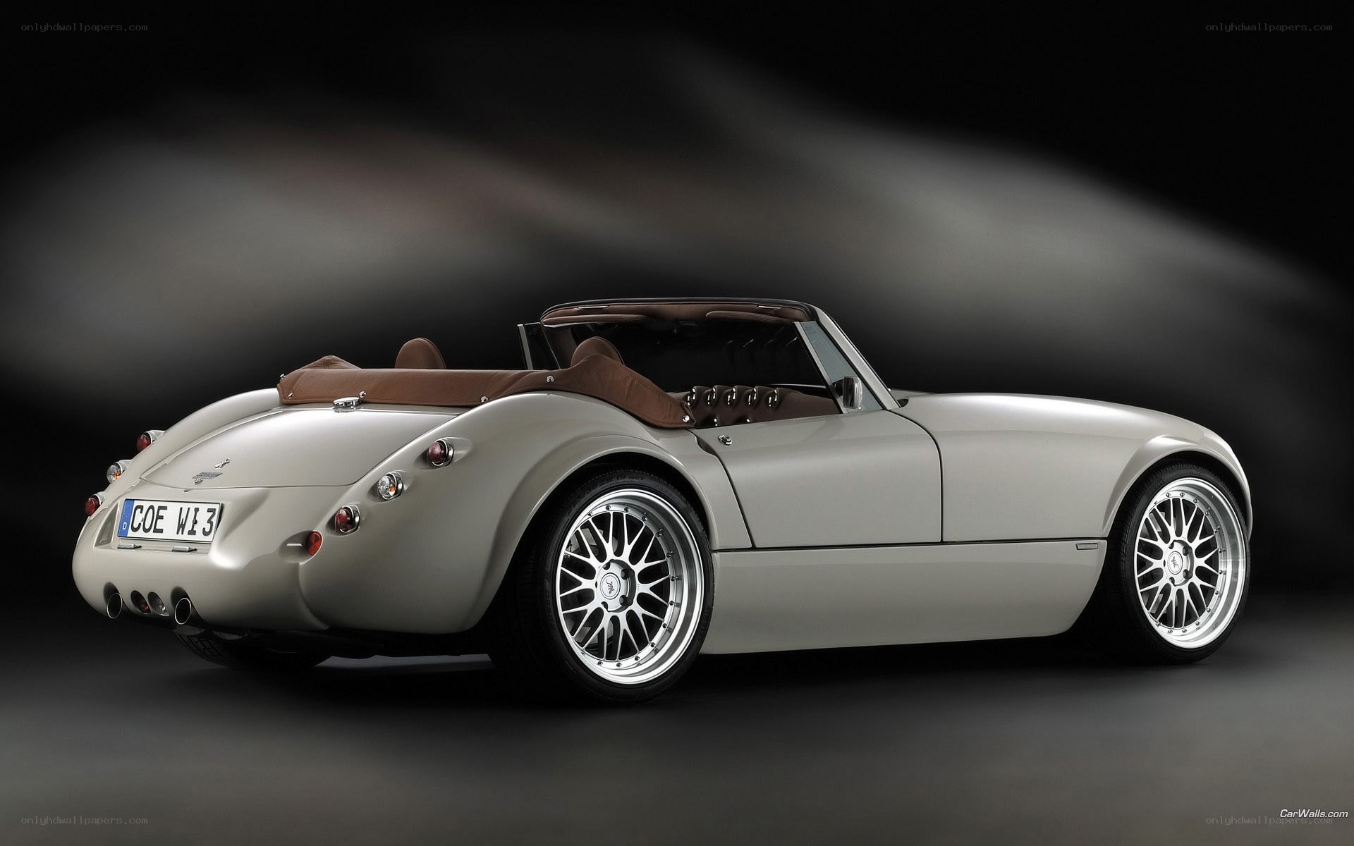 silver vintage convertible car