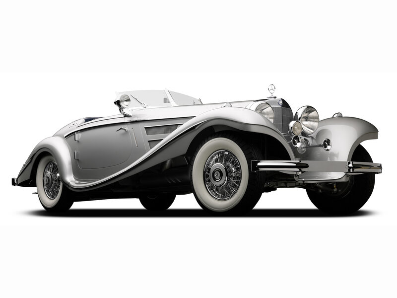Silver Vintage Convertible — Classic