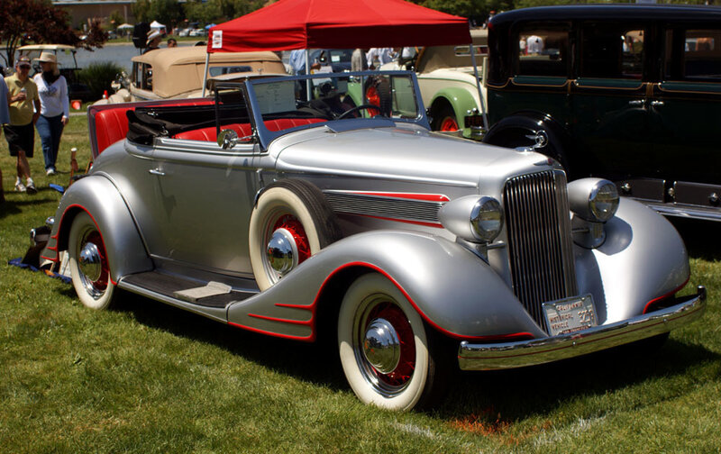 Silver Vintage Convertible — Outdoor