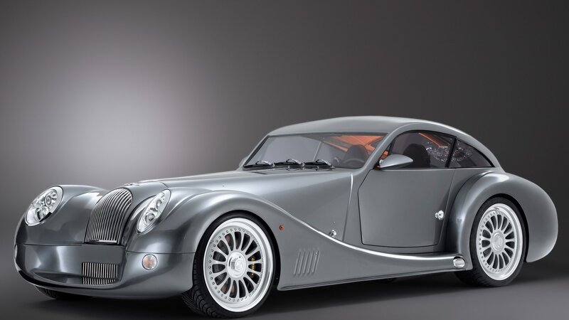 Silver Vintage-style Car