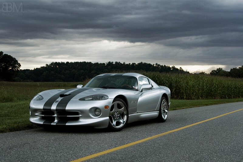 Silver Viper on a country road