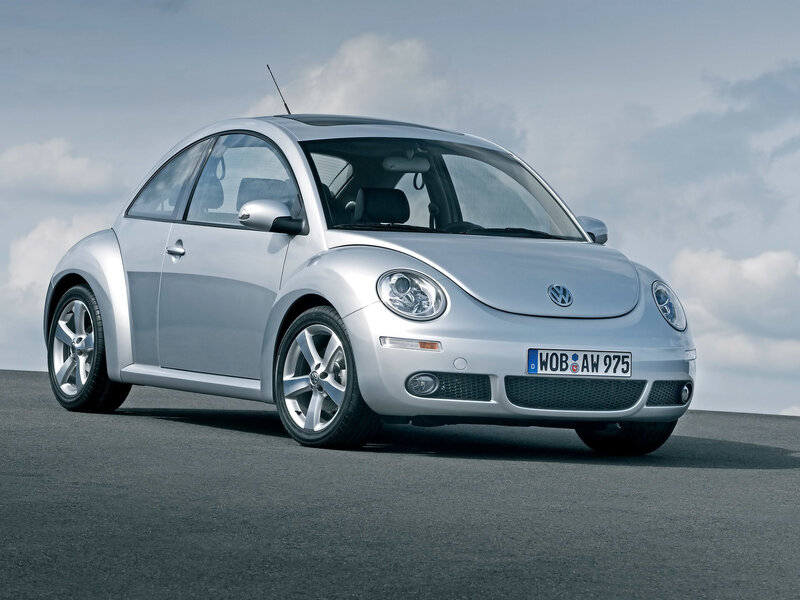 Silver Volkswagen Beetle