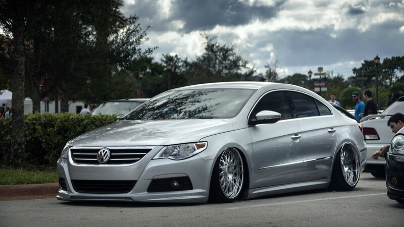 Silver Volkswagen CC — Dramatic