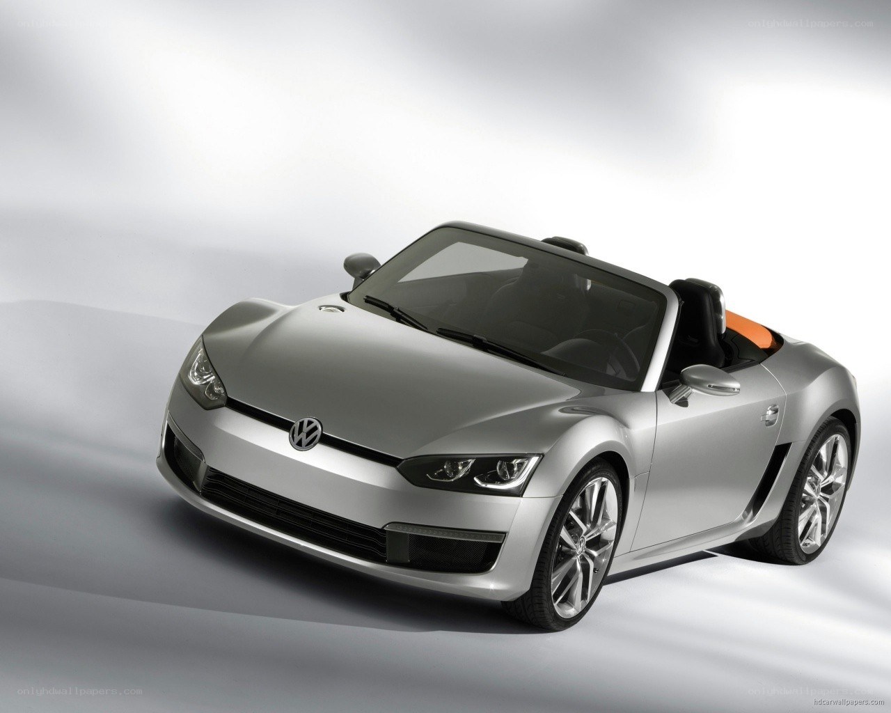 Silver Volkswagen Concept Car