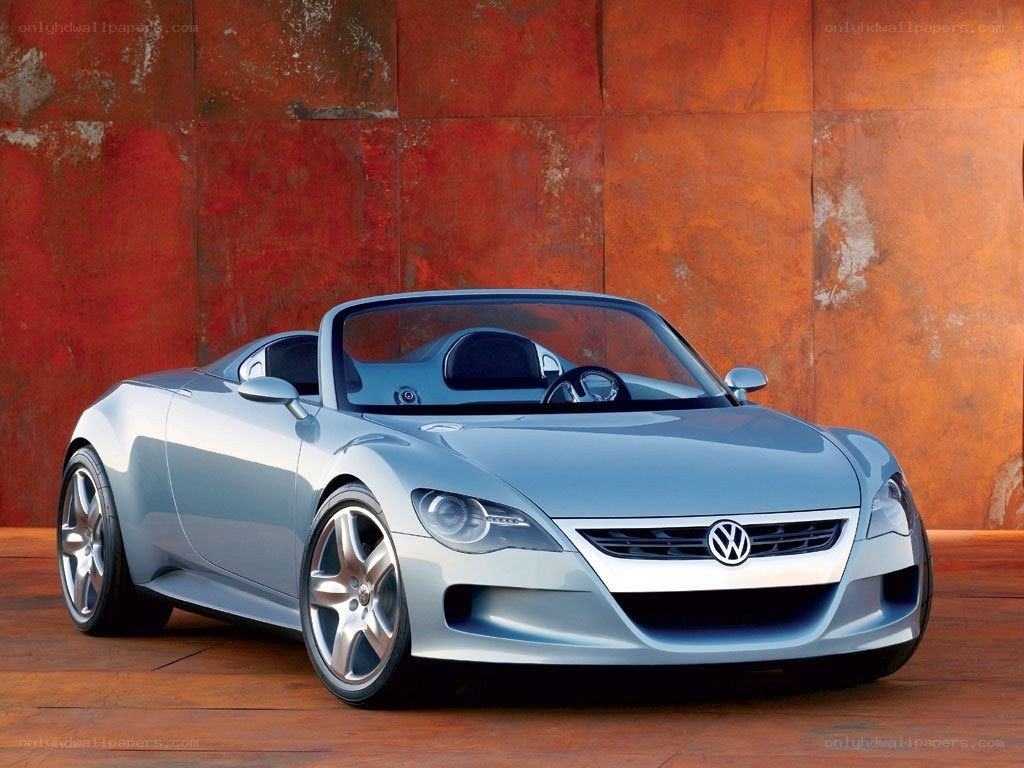 Silver Volkswagen Concept Car