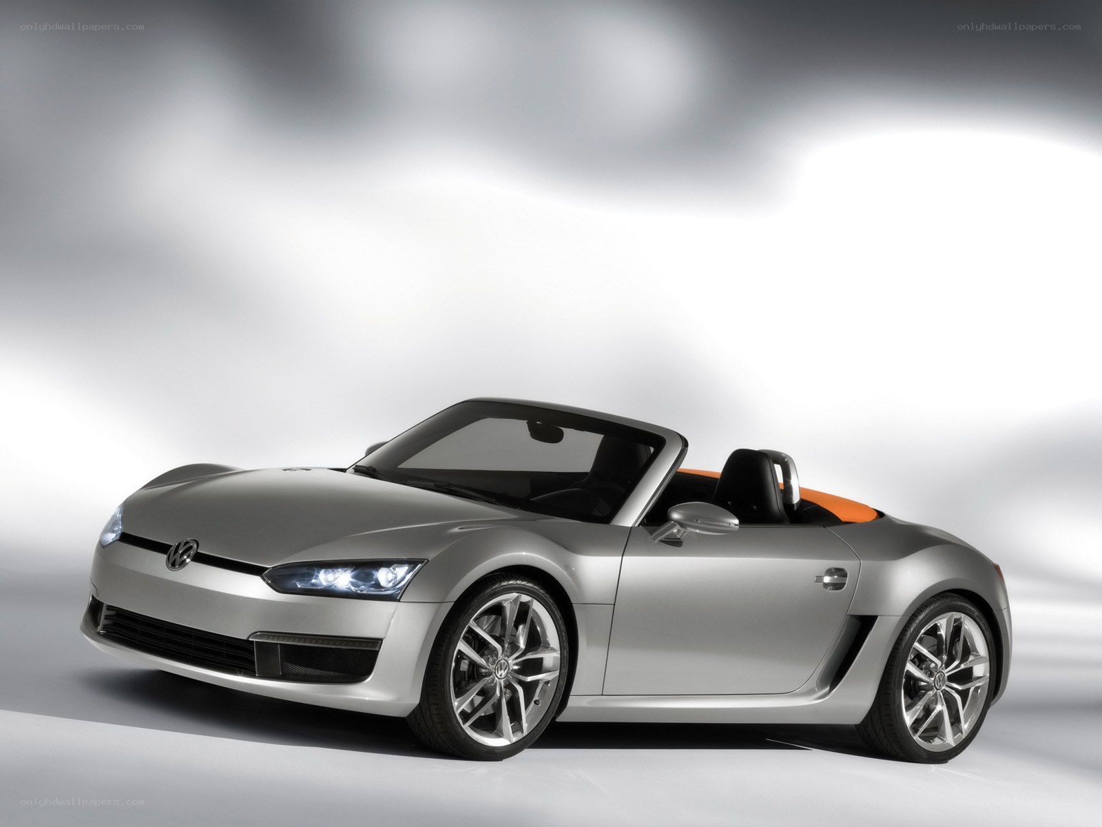 Silver Volkswagen Concept Car