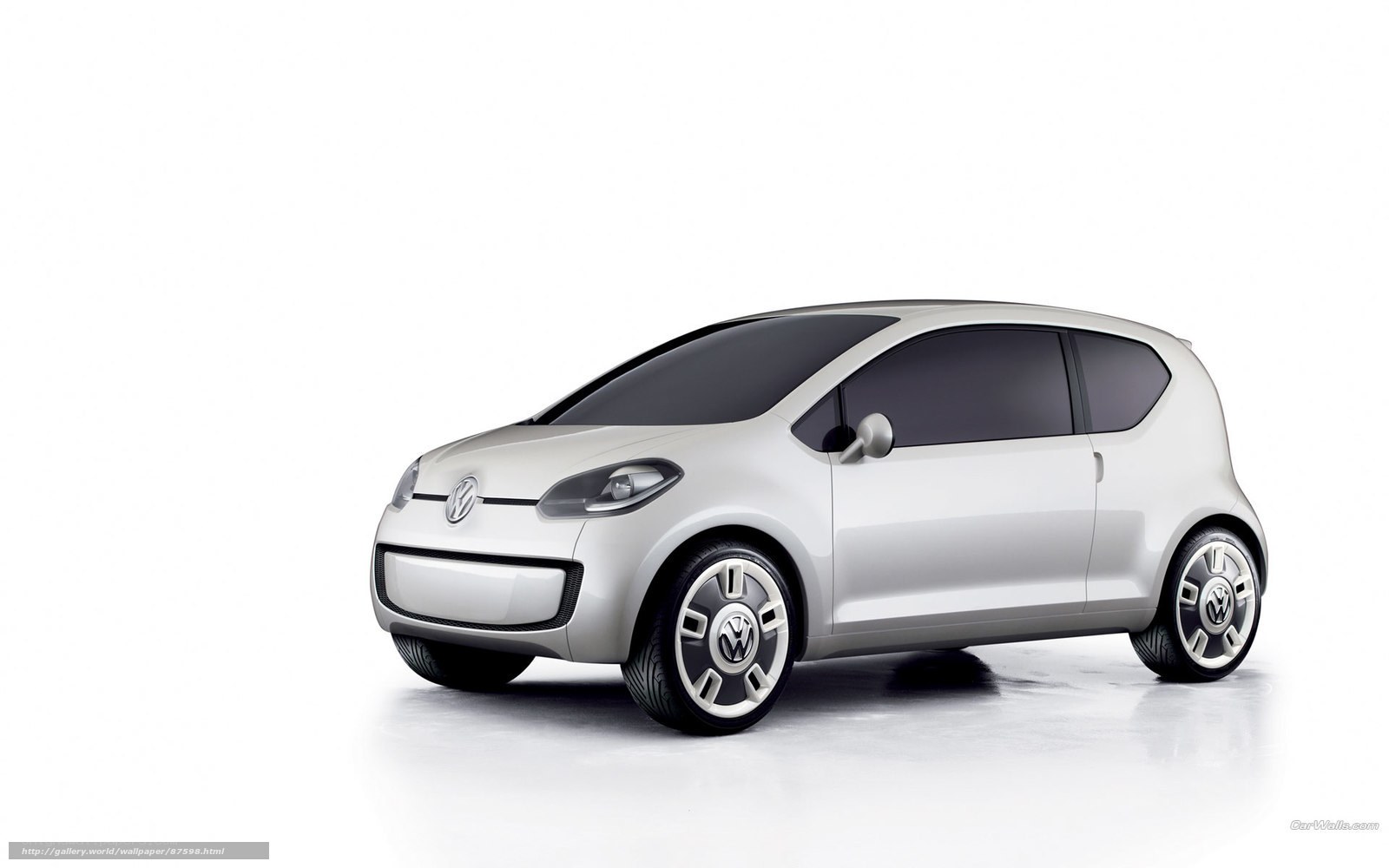 Silver Volkswagen concept car