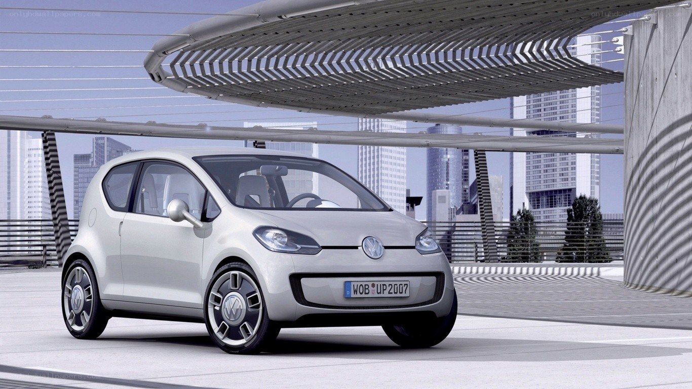 Silver Volkswagen concept car