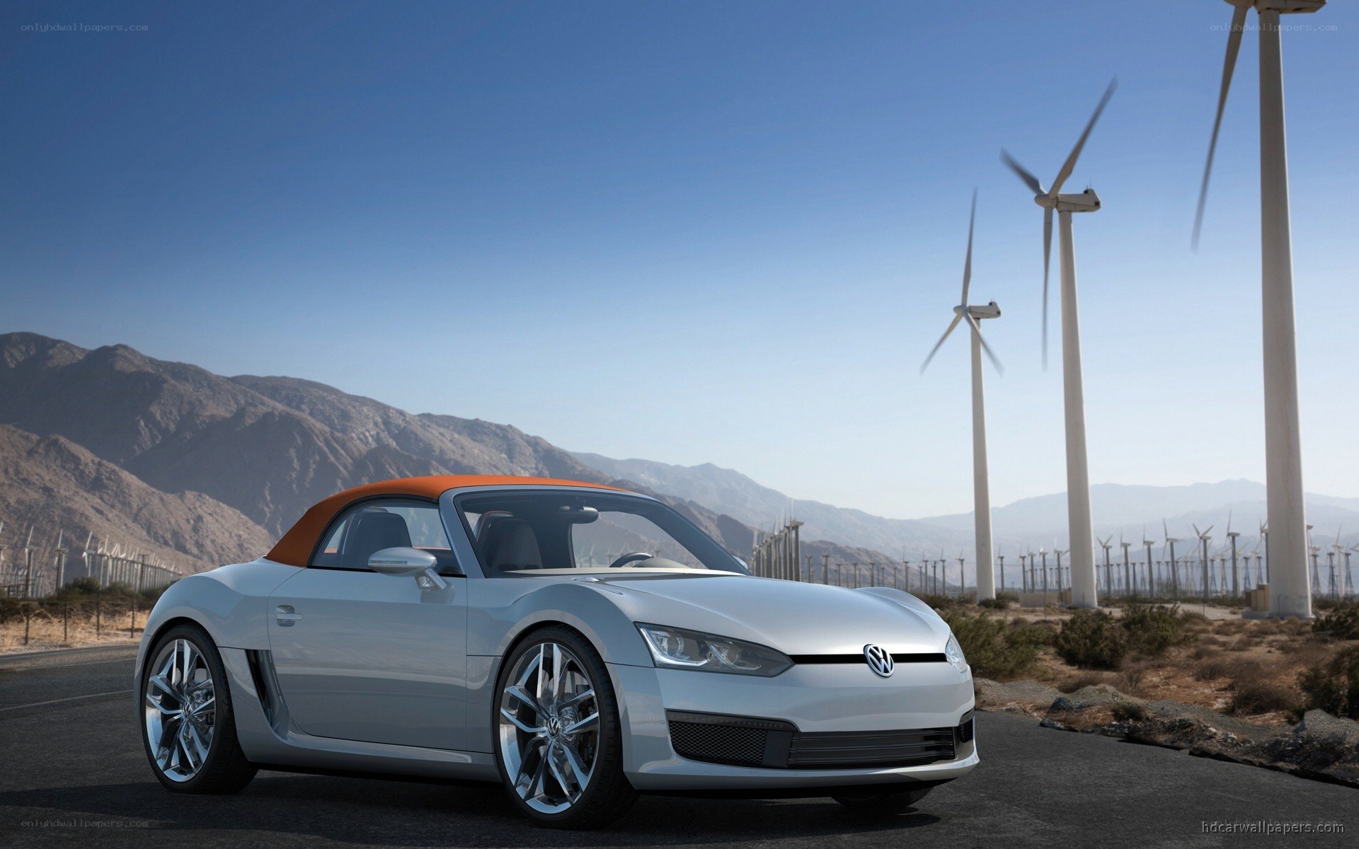 Silver Volkswagen Concept Car