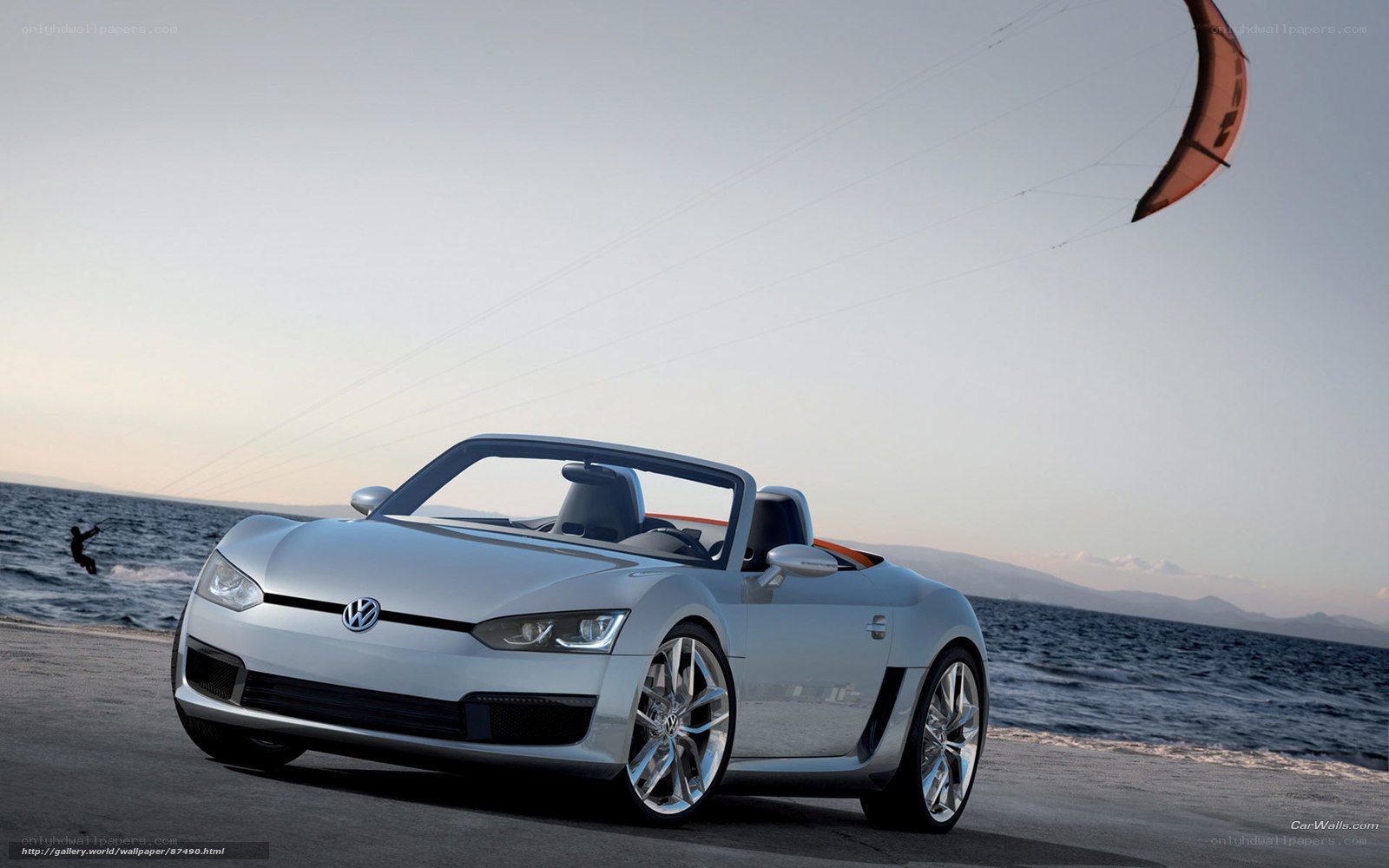 Silver Volkswagen Concept Car