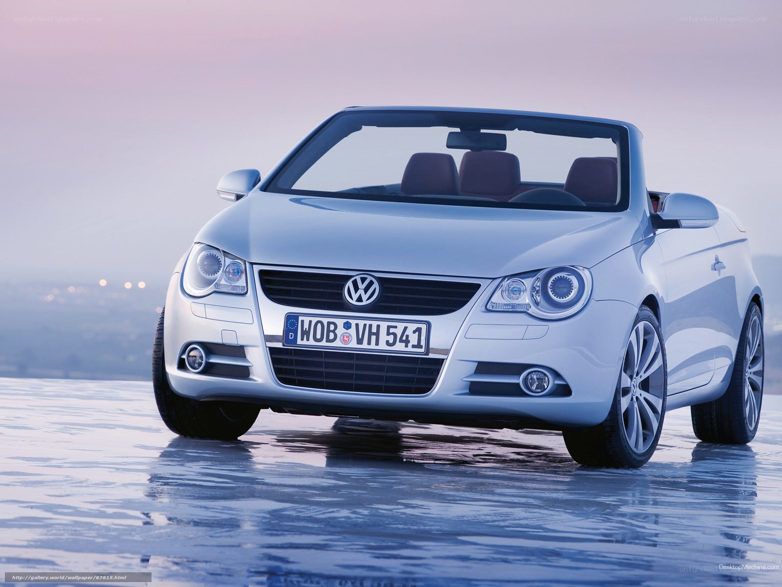 silver volkswagen convertible