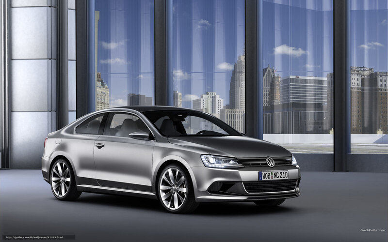 Silver Volkswagen Coupe