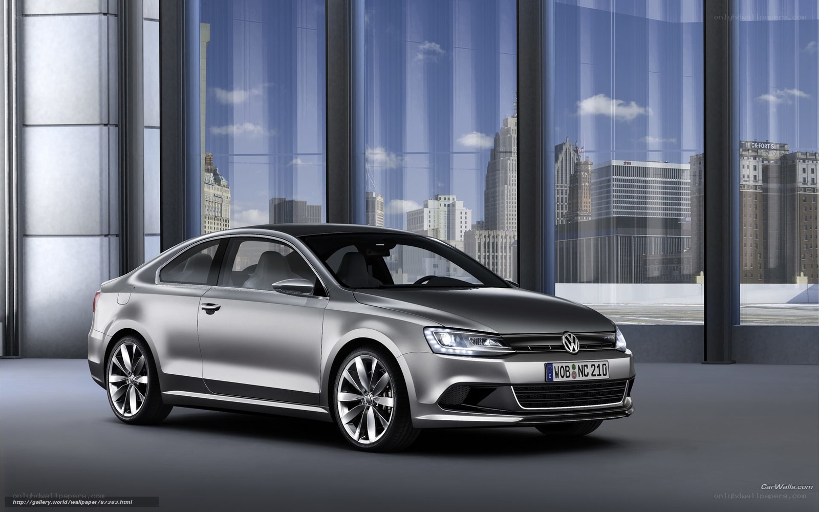 Silver Volkswagen Coupe