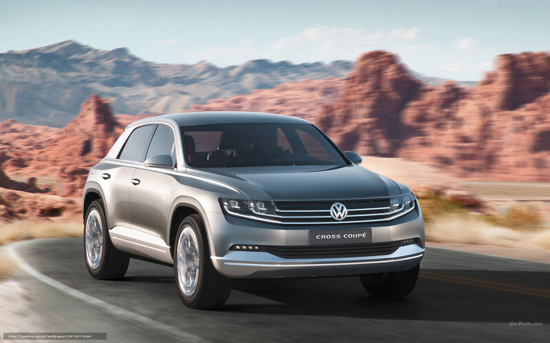 Silver Volkswagen Cross Coupe — Dynamic