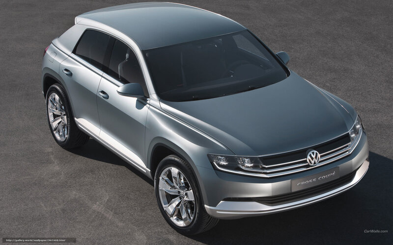 Silver Volkswagen Cross Coupe — Gray