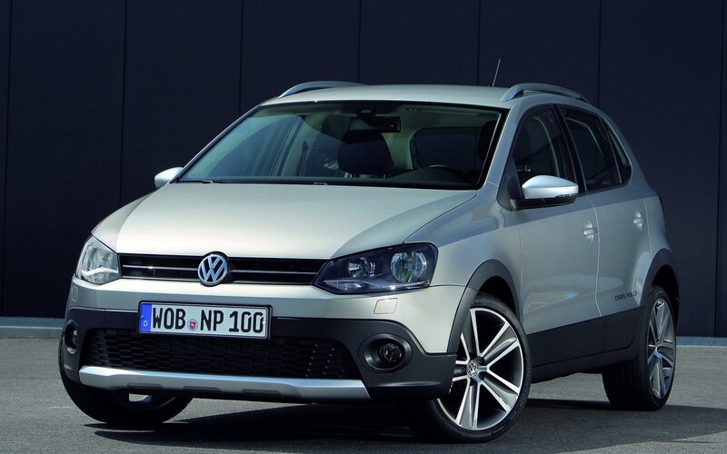 Silver Volkswagen Cross Polo
