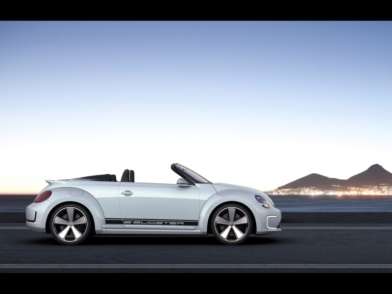 Silver Volkswagen E-Bugster Convertible