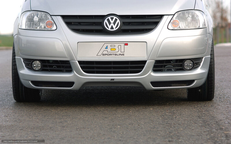 silver volkswagen front view