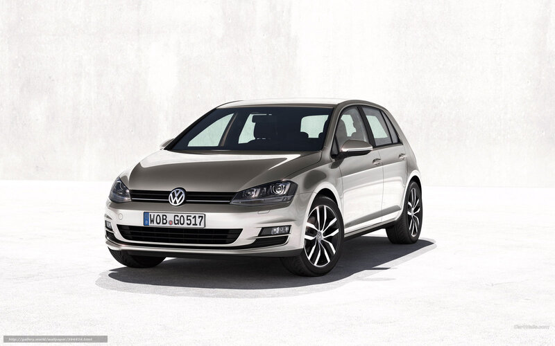 silver volkswagen golf