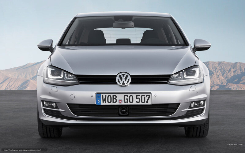 silver volkswagen golf
