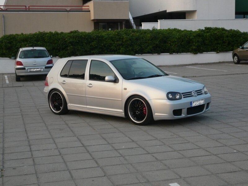 Silver Volkswagen Golf — Calm