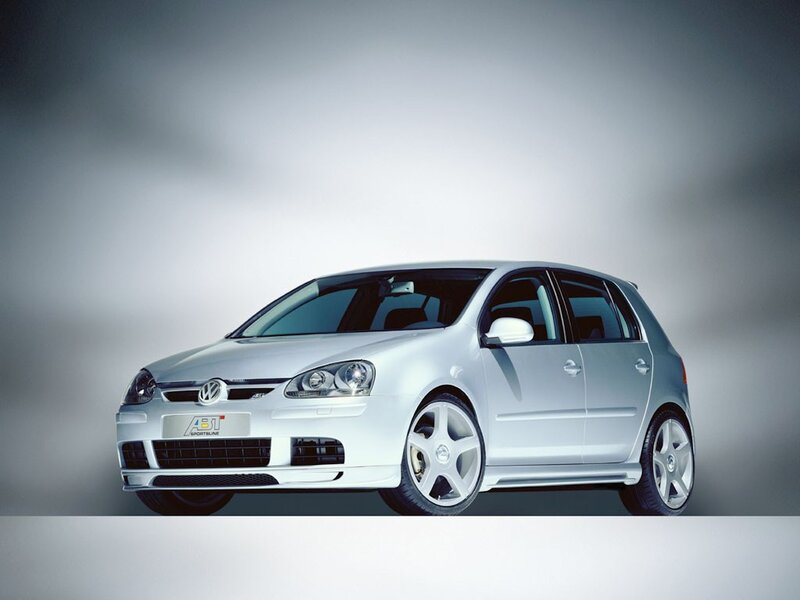 silver volkswagen golf gti
