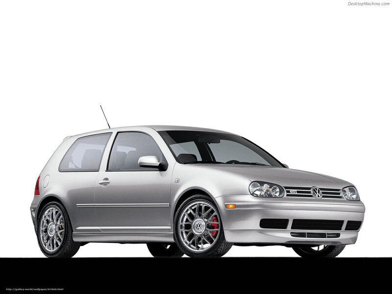 silver volkswagen golf gti