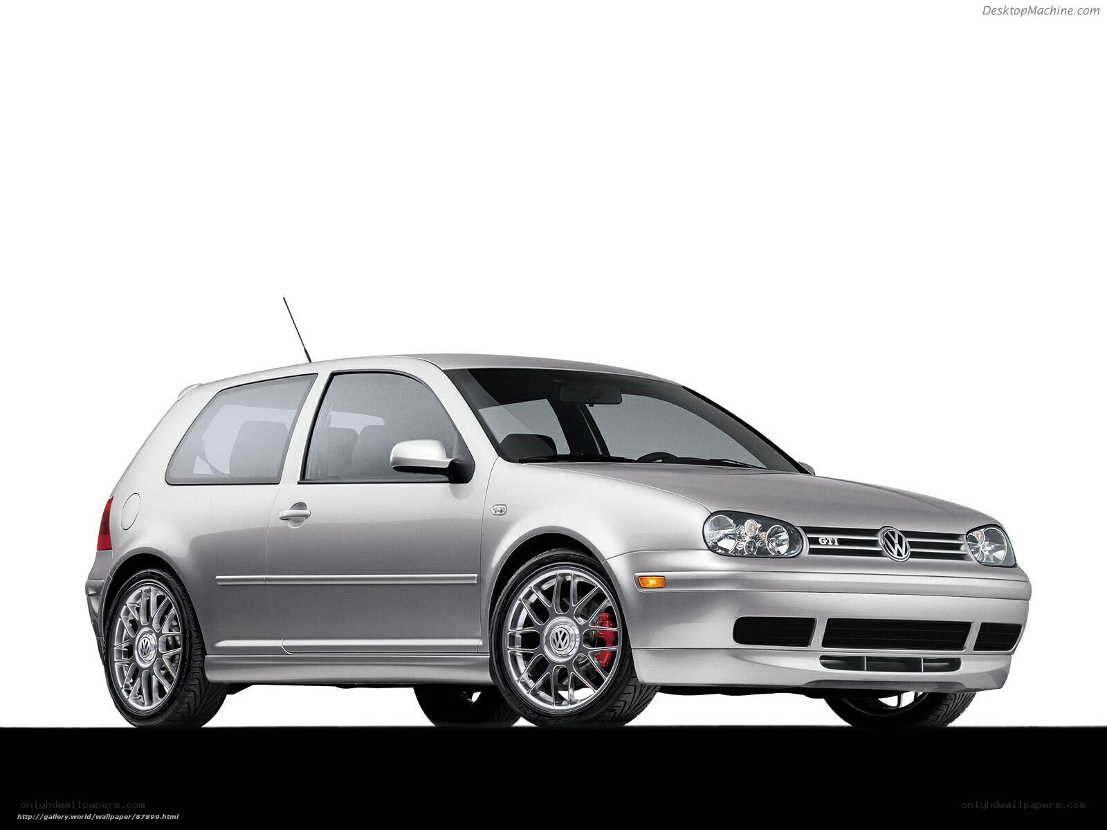 silver volkswagen golf gti
