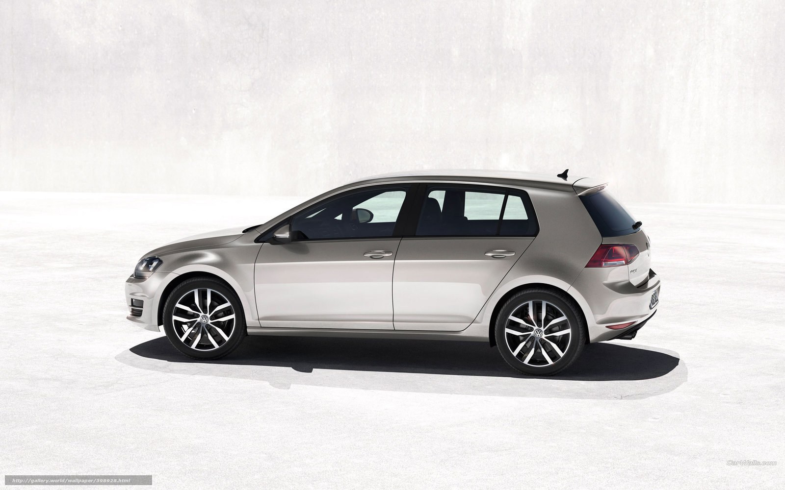 silver volkswagen golf gti
