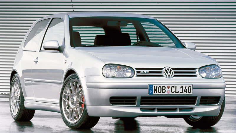 Silver Volkswagen Golf Gti — Neutral, Photograph, Car, License Plate