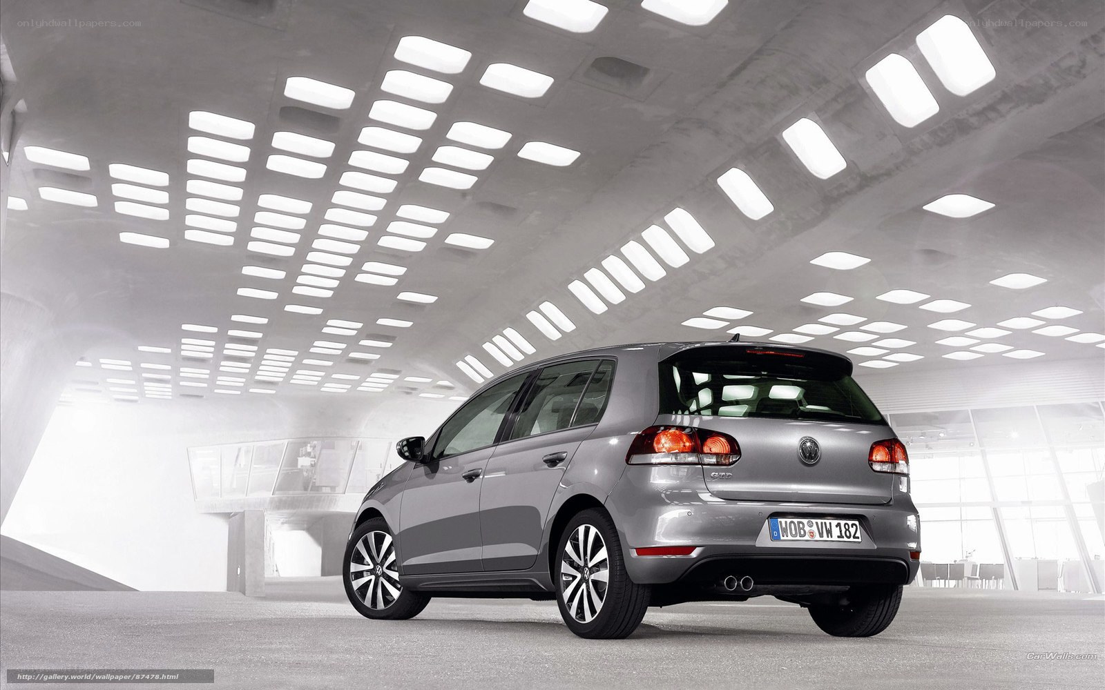 silver volkswagen golf gti